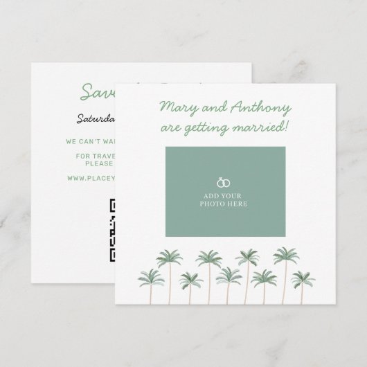 QR-Code Save the Date (Vorne/Hinten)