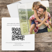 QR-Code Save the Date Foto Minimalistisch Modernes