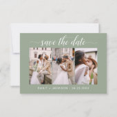 QR-Code - Save the Date Grün 3-Foto anzeigen (Vorderseite)