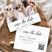 QR-Code - Save the Date Modernes Elegant-3-Foto