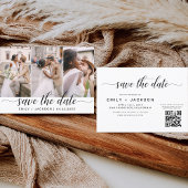 QR-Code - Save the Date Modernes Elegant-3-Foto