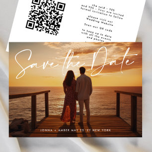 QR-Code Save the Date - Seitenwege   ist eine mode Einladung
