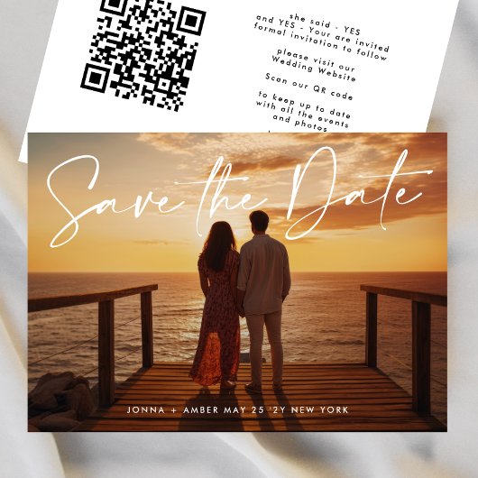 QR-Code Save the Date - Seitenwege | ist eine mode Einladung