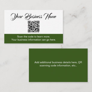 QR Code Scan Business Card Visitenkarte