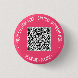 QR Code Scan Custom Text Button Ihre Farben