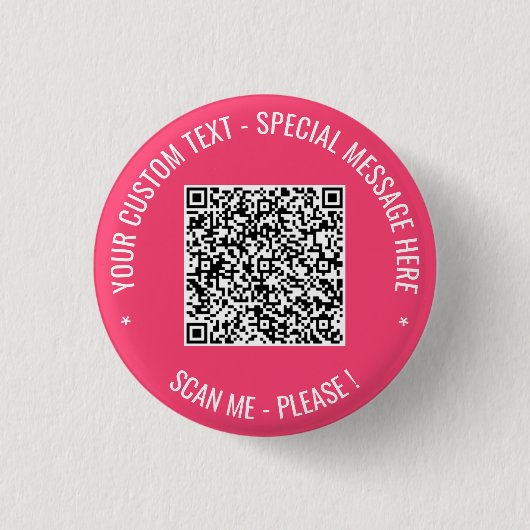 QR Code Scan Custom Text Button Ihre Farben (Vorderseite)