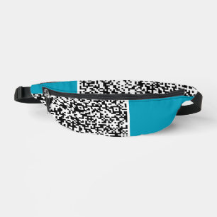 QR Code Scan Fanny Pack Personalisiert Farbauswahl Bauchtasche