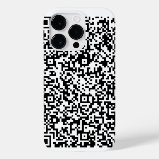 QR Code Scan Funny iPhone Case Farbe (Rückseite)