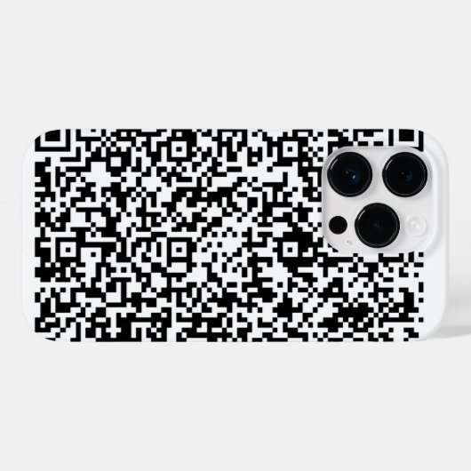 QR Code Scan Funny iPhone Case Farbe (Rückseite (Horizontal))