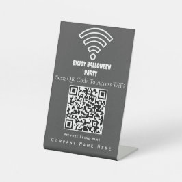 QR-Code-Scan für Wifi, um die LichtASH anzuschließ Sockelschild
