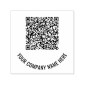 QR-Code-Scan-Info Benutzerdefinierte Briefmarke zu Permastempel (Design)