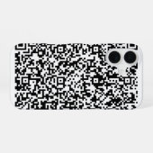 QR-Code-Scan-Info Benutzerdefinierte Farben iPhone 16 Hülle (Rückseite (Horizontal))