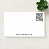 QR Code Scan Info Benutzerdefinierte Text Sticknot Post-it Klebezettel (Büro)