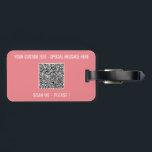 QR Code Scan Info Benutzerdefinierte Textfarben Ge Gepäckanhänger<br><div class="desc">Benutzerdefinierte Farben und Schriftart - Gepäckanhänger mit Ihrem QR-Code-Scan Info Benutzerdefinierte Textfarben Personalisierte Werbe-Business oder Persönliche moderne Tags Geschenk - Hinzufügen Ihres QR-Codes - Bild oder Logo - Foto / Text - Name oder andere Informationen / Nachricht - Umformatieren und Verschieben oder Entfernen / Hinzufügen von Elementen - Bild /...</div>