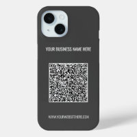 QR Code Scan Info Benutzerdefinierter Text iPhone 