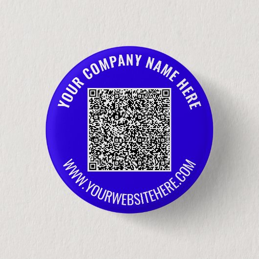 QR-Code Scan Info Benutzerdefinierter Text Schaltf Button (Vorderseite)