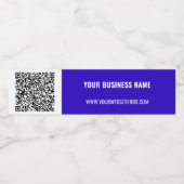 QR-Code-Scan-Info Benutzerdefiniertes Text-Wasser- Wasserflaschenetikett (Einzelnes Label)