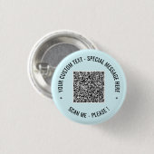 QR-Code-Scan-Info-Button mit individuellem Text un Button (Vorne & Hinten)
