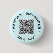 QR-Code-Scan-Info-Button mit individuellem Text un Button (Vorderseite)