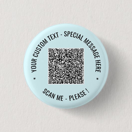 QR-Code-Scan-Info-Button mit individuellem Text un Button (Vorderseite)