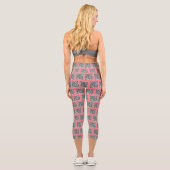 QR Code Scan Info Capri Leggings - Benutzerdefinie (Rückseite)