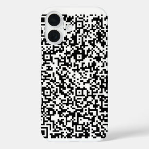 QR Code Scan Info Custom Colors iPhone Case