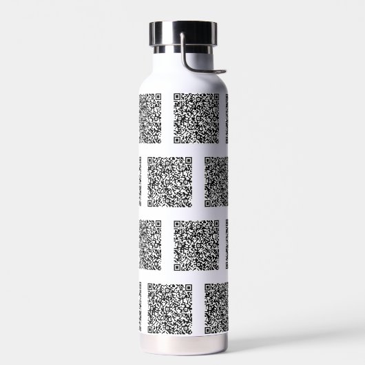 QR Code Scan Info Ihre Farben Moderne Wasserflasch Trinkflasche (Links)