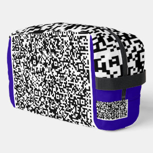 QR-Code-Scan-Info-Individuelle Farbe Personalisier Waschbeutel