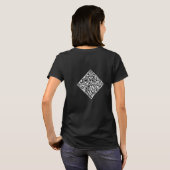 QR-Code-Scan-Info Personalisiertes T-Shirt (Schwarz voll)