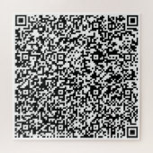 QR Code Scan Info Puzzle Personalisiertes Geschenk (Horizontal)