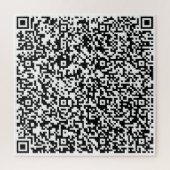 QR Code Scan Info Puzzle Personalisiertes Geschenk (Vertikal)