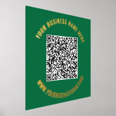 QR Code Scan Info Text Foil Prints - Ihre Farben Foliendrucke (Ablage )