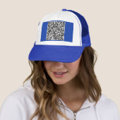 QR Code Scan Info Trucker hat Farbe ausgewählt Truckerkappe (Beispiel)