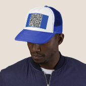 QR Code Scan Info Trucker hat Farbe ausgewählt Truckerkappe (Beispiel)