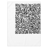 QR-Code-Scan-Info Werbeaktion Business-Tablett Tischdecke (Vorderseite)