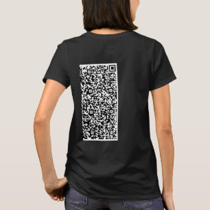 QR-Code-Scan-Informationen Personalisiert Ihren T T-Shirt