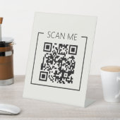 QR-Code-Scan-Me-Geschäft für Kleinunternehmen Sockelschild (In SItu)