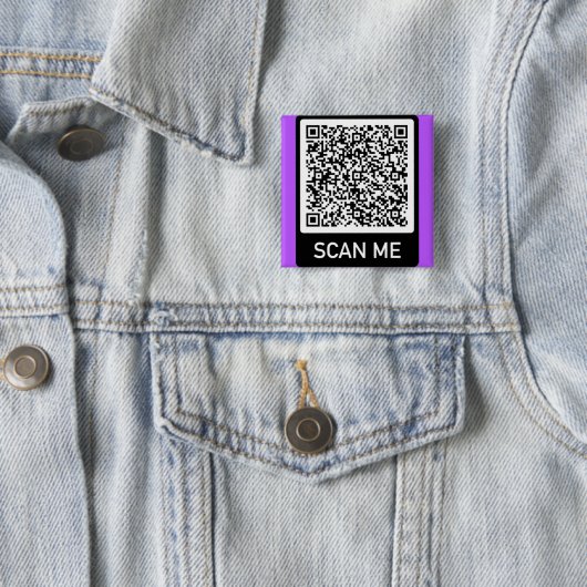 QR Code Scan Me Info über den Knopf für die Hochze Button (Beispiel)