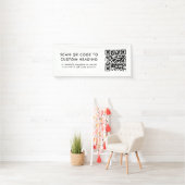 QR Code Scan Me Modernes Minimalistisches, einfach Banner (Insitu)