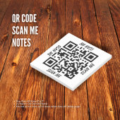 QR Code SCAN ME Notes Post-it Klebezettel