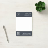 QR-Code-Scan | Professionelles Geschäftslogo Post-it Klebezettel (Büro)