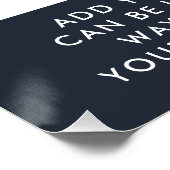 QR-Code-Scan | Professionelles Geschäftslogo Poster (Ecke)