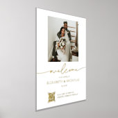QR-Code-Scan-Programm | Hochzeitsfoto-Willkommen Foliendrucke (Ablage )