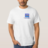 (QR-Code-Scan & Text) Benutzerdefiniertes Firmenlo T-Shirt (Vorderseite)