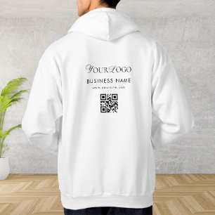 QR-Code-Scan-Text des benutzerdefinierten horizont Hoodie