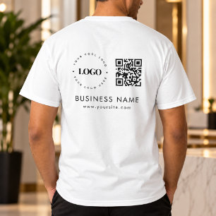 QR Code Scan & Text für benutzerdefinierte Unterne T-Shirt