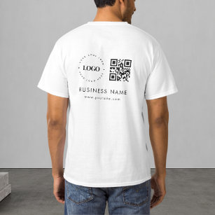QR Code Scan & Text für benutzerdefinierte Unterne T-Shirt