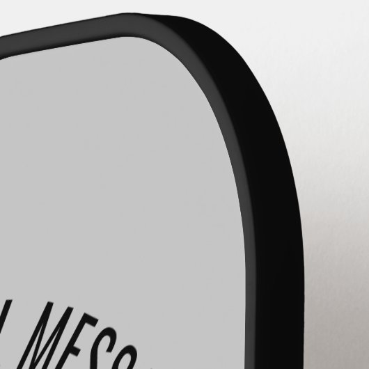 QR Code Scan Text und Farben Pickleball Paddel Schläger (Linke Seite)