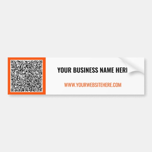 QR-Code-Scan und Autoaufkleber für benutzerdefinie (Vorne)