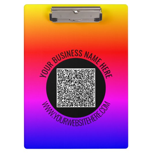 QR-Code-Scan und benutzerdefinierte Text-Zwischena Klemmbrett (Vorderseite)